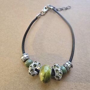 Elegant Green Beaded Necklace